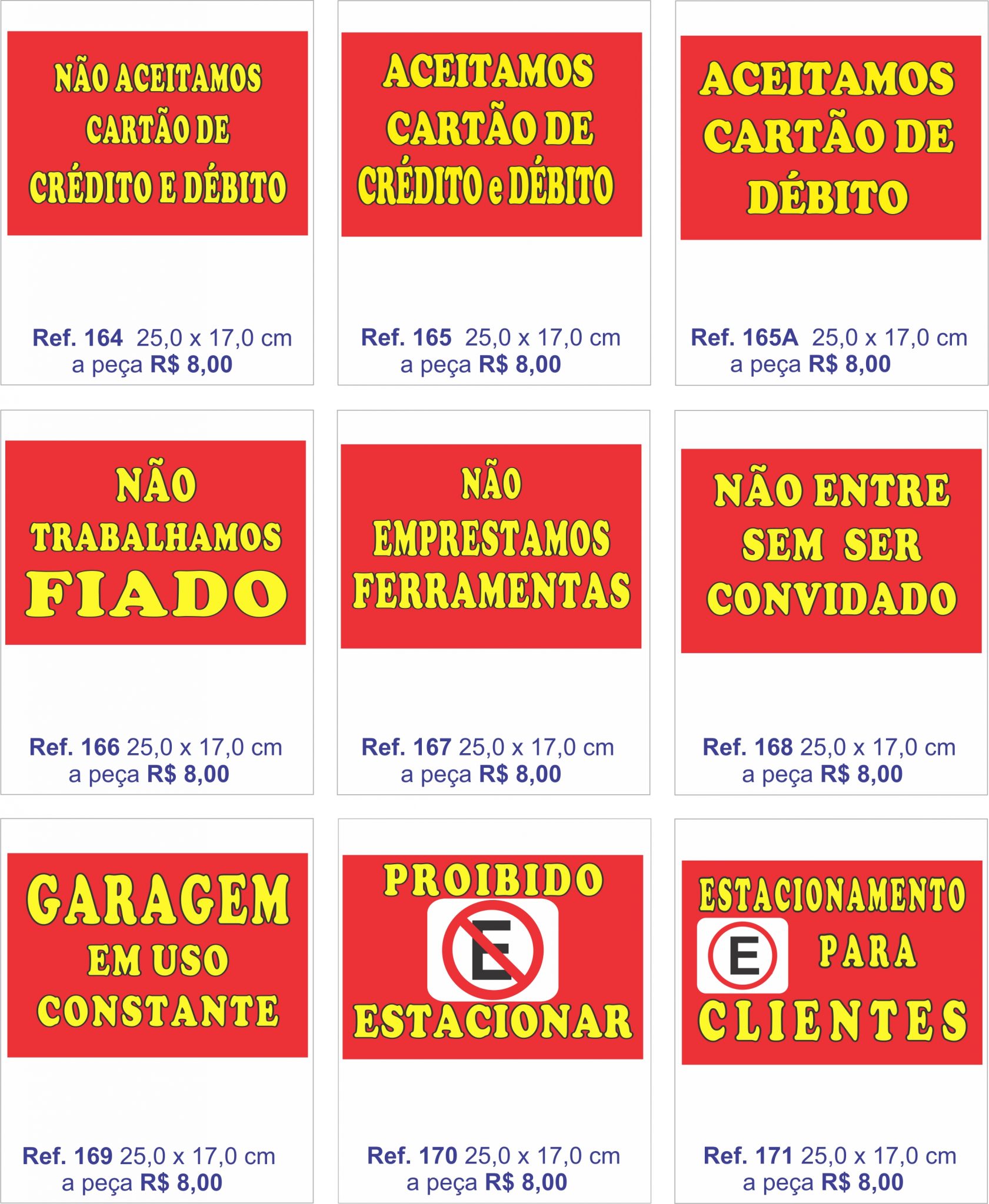 Placas Informativas Em Pvc Brasilplacas Ltda